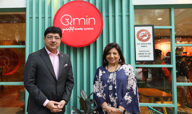 Puneet Chhatwal, Managing Director and CEO, IHCL and Ms. Kiran Mazumdar Shaw, Executive Chairperson and Founder, Biocon Ltd