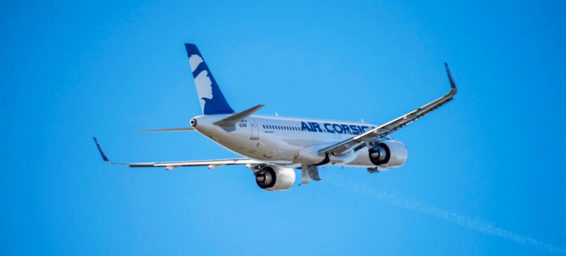 Air Corsica international routes for summer 2022
