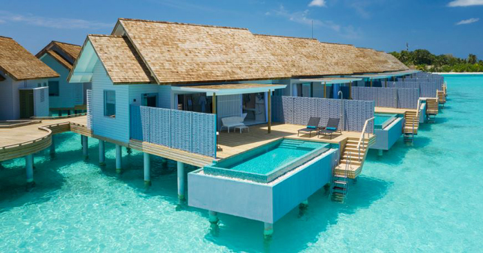Outrigger Maldives Maafushivaru Resort Water Pool Villa