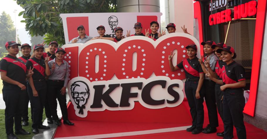 KFC LAUNCHES 1000TH RESTAURANT